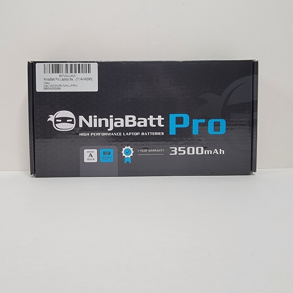 NWT NinjaBatt Pro Laptop Battery for HP 3500 Watts (2 Pack) - Picture 2 of 6
